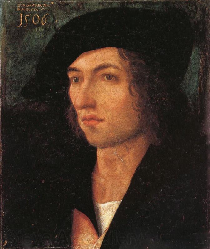 BURGKMAIR, Hans Portrait of a Man Germany oil painting art